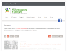 Tablet Screenshot of mantova.progettoads.net